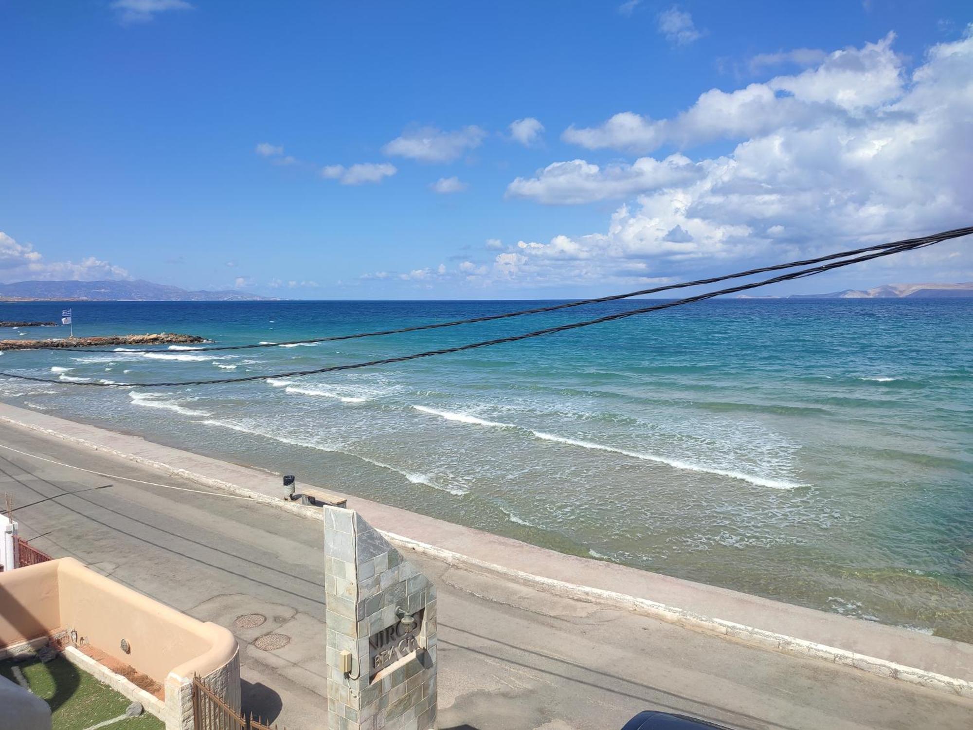 Niros Beachfront Aparthotel Kokkini Hani ภายนอก รูปภาพ